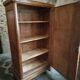 French antique oak wardrobe from the 1930s.
