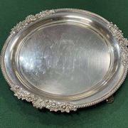 1930s English Silver Plated Tray