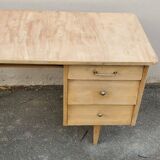 beautiful vintage desk 1940/50 with 1 sanded and raw drawer unit