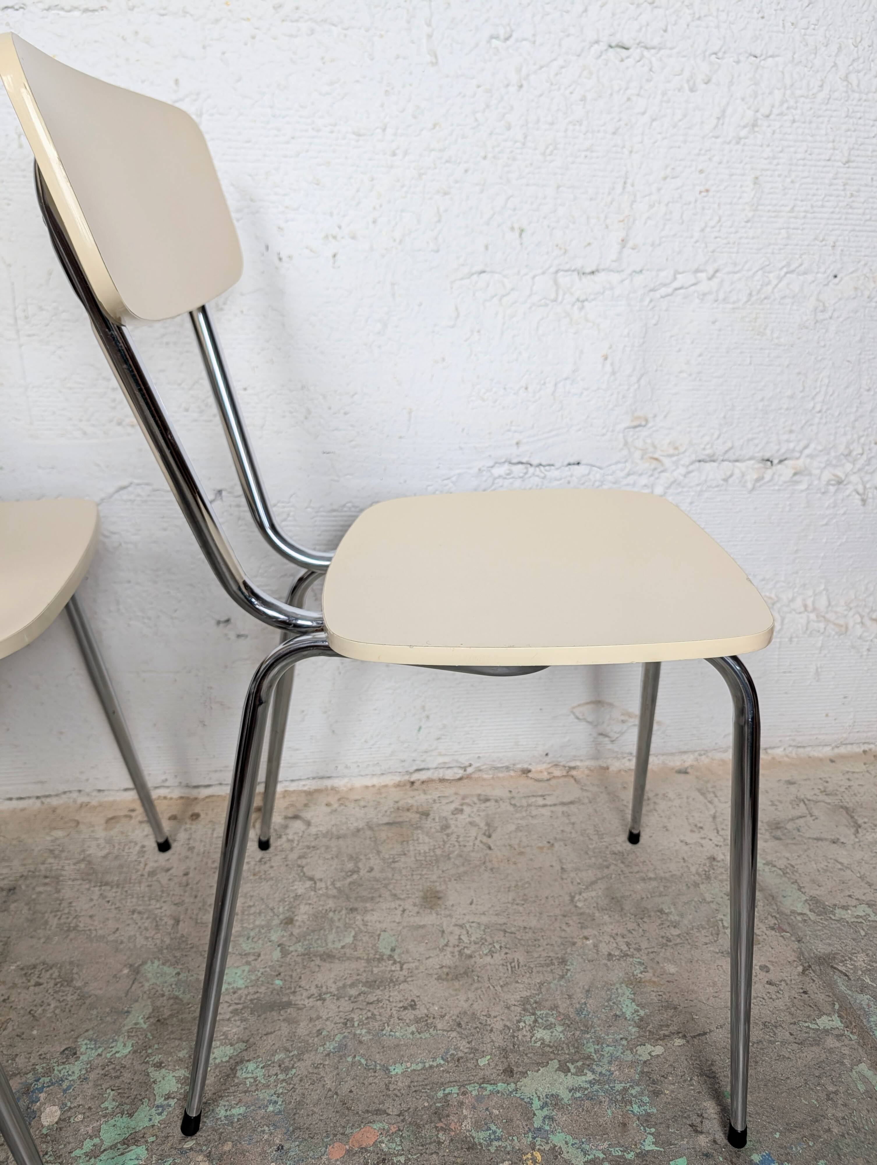 Pair of formica chairs