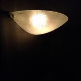 Drimmer Half-Moon Wall Lamp in worked glass 40 cm