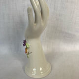 Soliflore vase, vintage hand ring