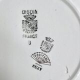 8 Digoin Sarreguemines plates