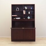 Mahogany bookcase, Danish design, 1970s, manufacture: Omann Jun