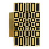 1960s Space Age abstract design door handle