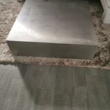 Table basse acier brossé