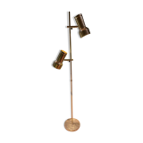 Danish reading lamp 2 height-adjustable reflectors in gold brass Frandsen