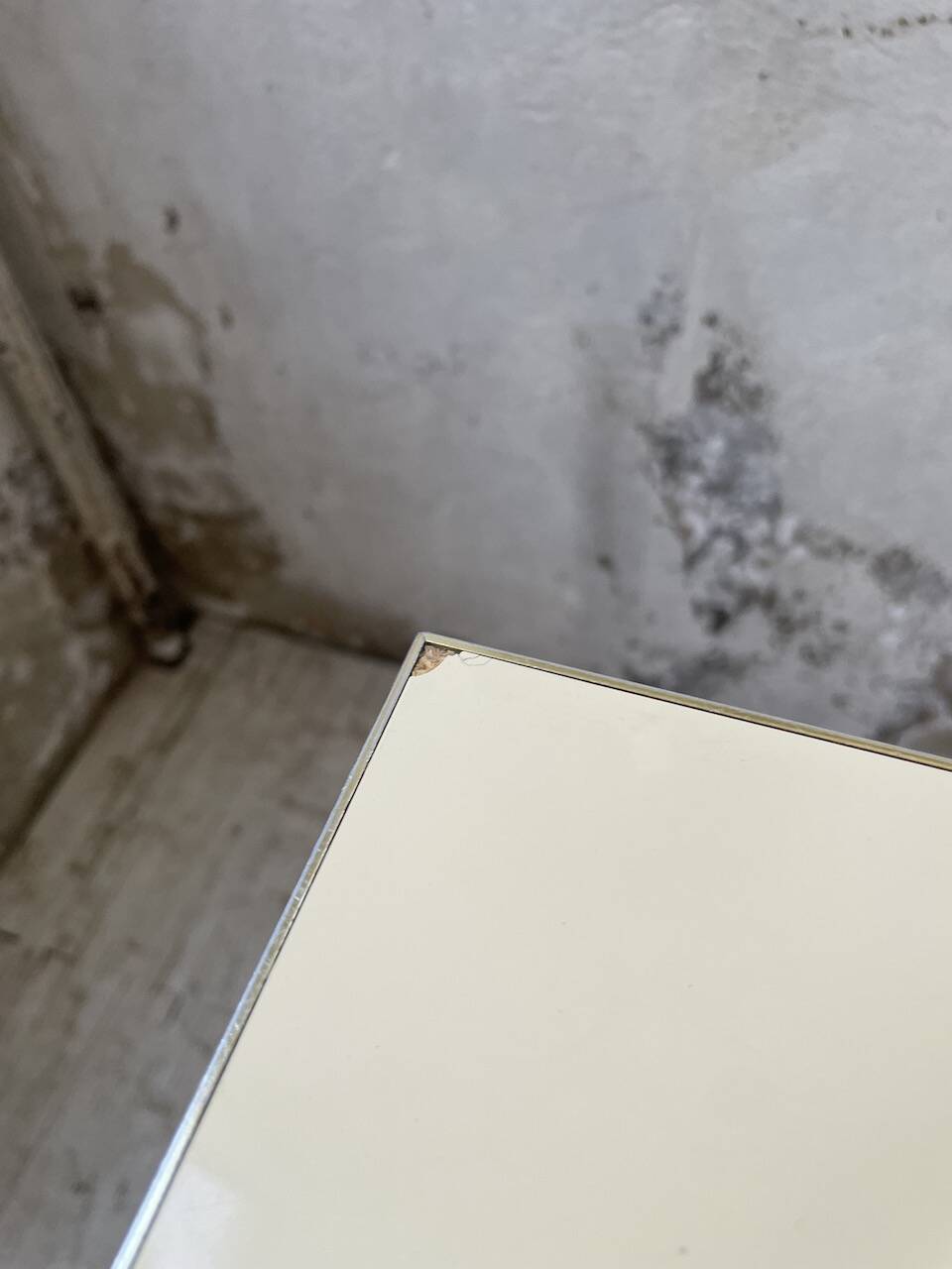 Brass table 1970 Italian lacquer