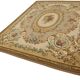 Handmade European Vintage Aubusson Kilim 263 cm x 334 cm