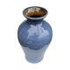 Vintage blue ceramic vase – reactive glaze, Germany, 1960s/1970s.