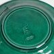 Large Scandinavian Modern Green Plate, Arol Ceramic, Halden Norway, 1950s