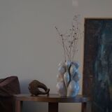 Modern Danish, Lacquered Beech Side Table, Fritz Hansen, "Model 1535", 1940s