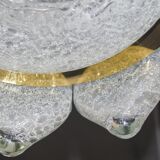 Lustre  en verre glacé de Doria
