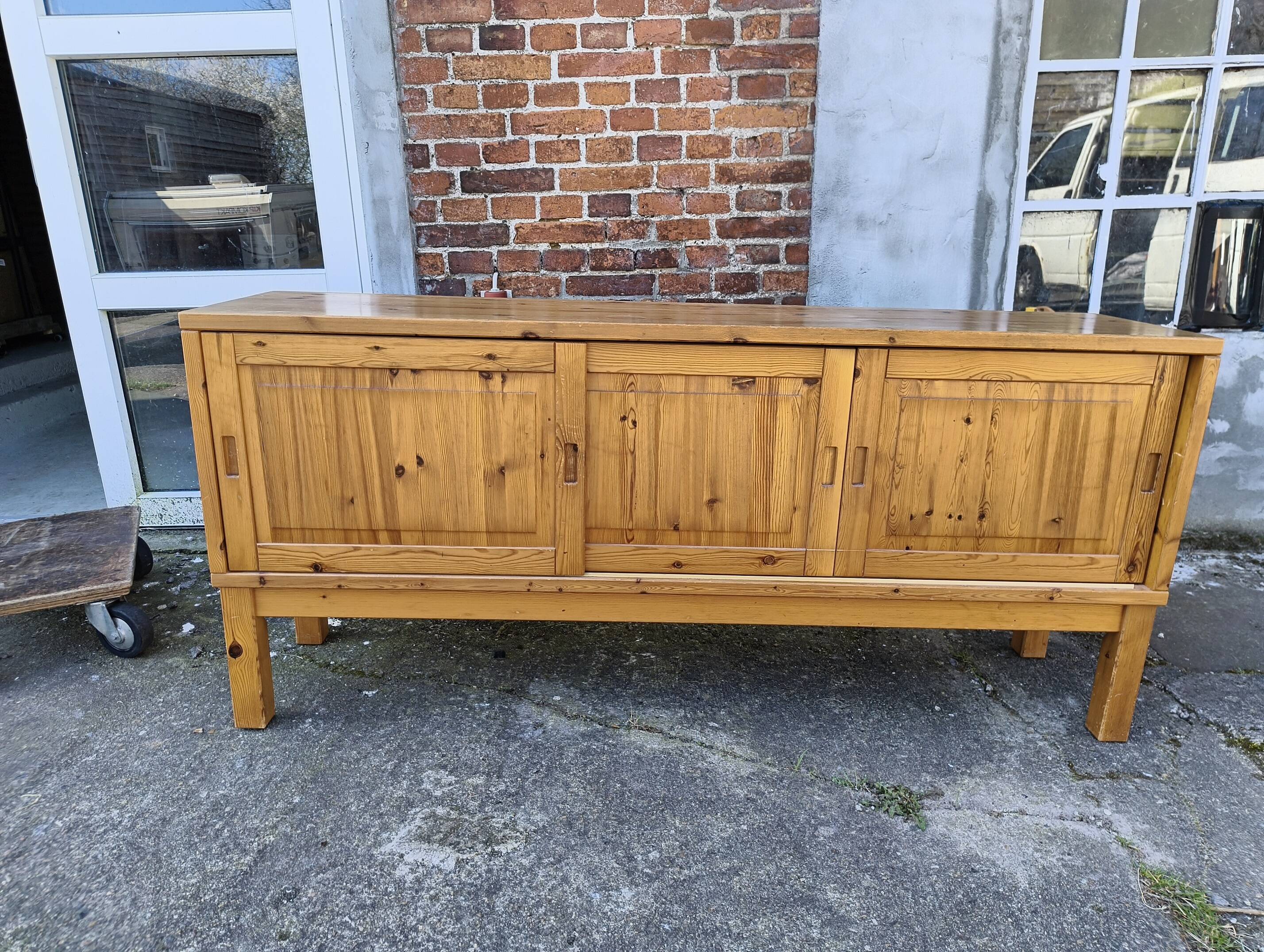 danish sideboard in pine from the 70s