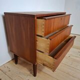 Danish mid-century modern teak chest of drawers with three drawers – 1960s