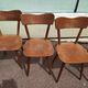 Lot of 6 wooden bistro chairw German