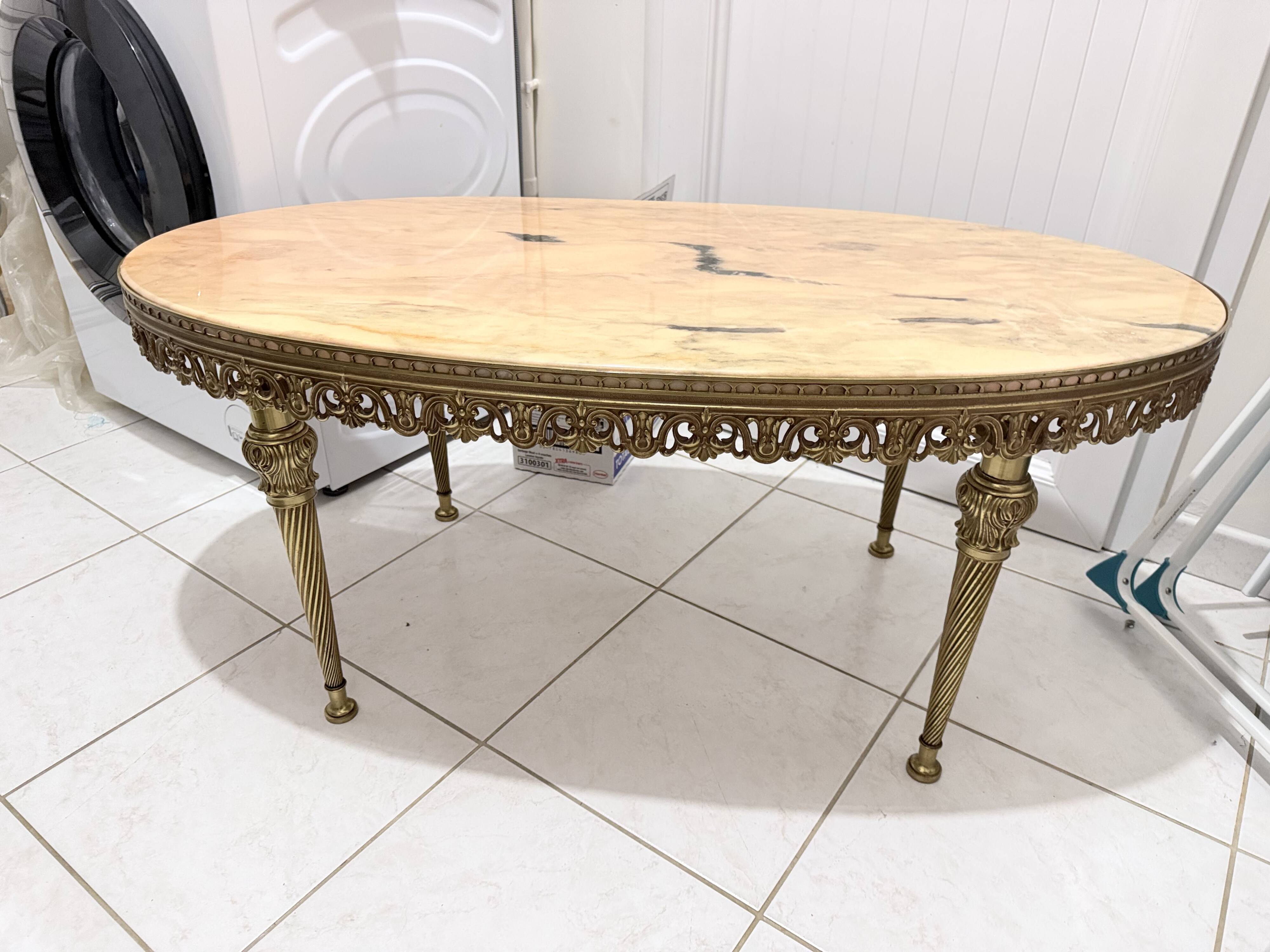 Marble coffee table