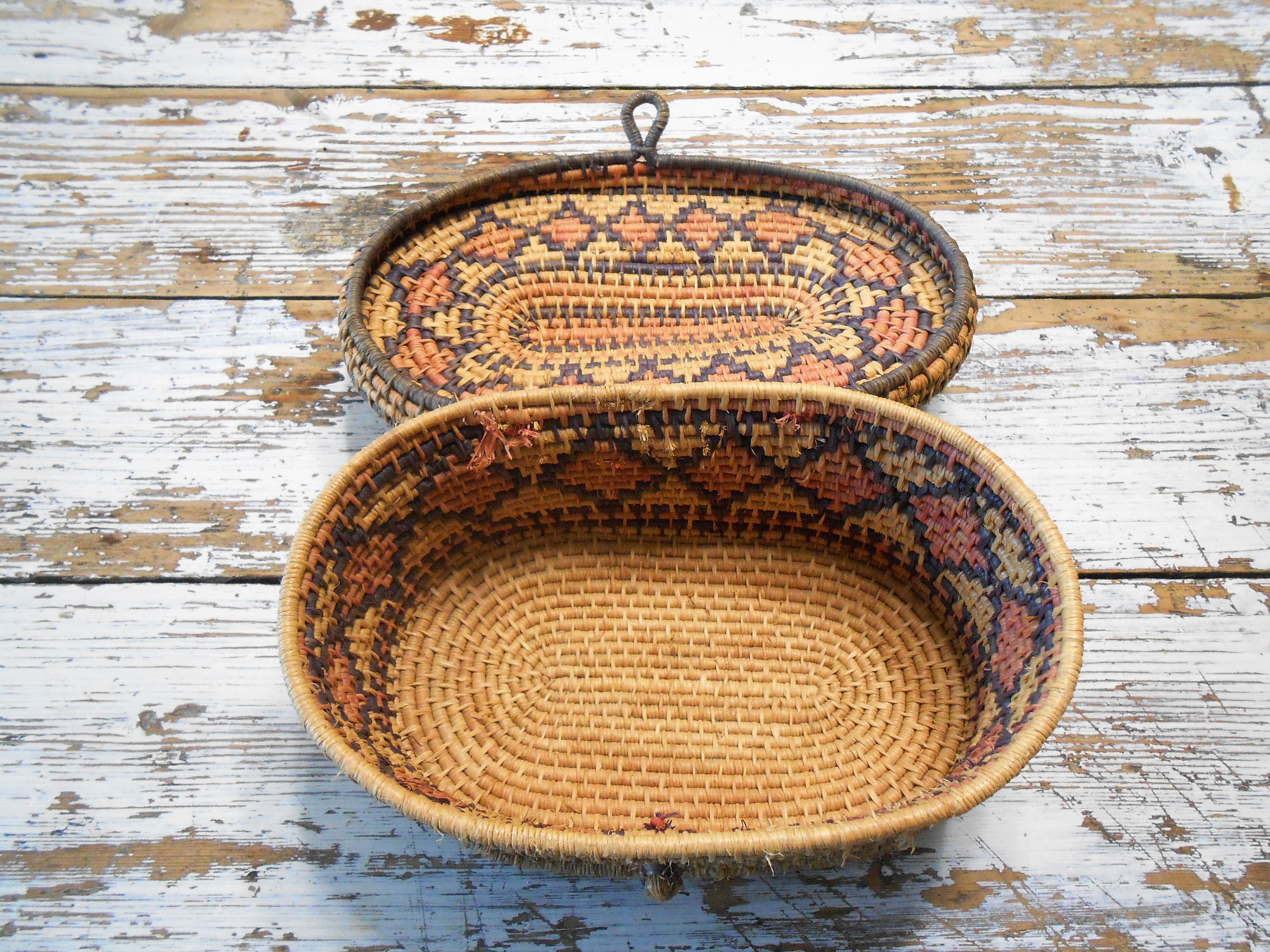 Old wicker basket