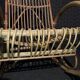 Rocking chair en rotin