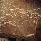 Wooden and marble dressing table