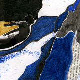 Collage "blue mountain"