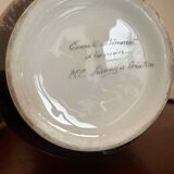 Limoges porcelain flamingo vase