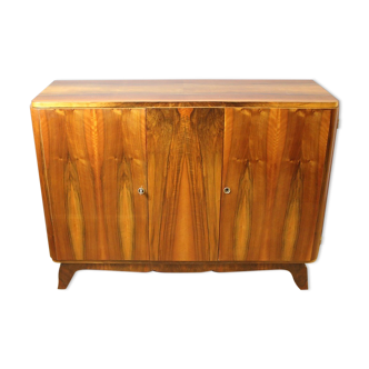 Bahut art deco walnut around 1940