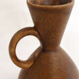 Pair of stoneware pitchers and vases