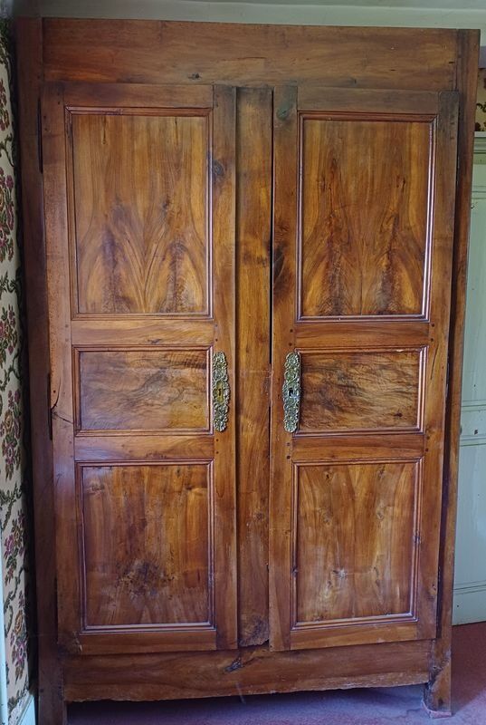 Antique wooden wardrobe