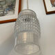 Set of 3 Refurbished Textured Glass Pendant Lights 1970s – Mid-Century