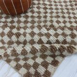 Handmade wool Berber rug 265 X 170 CM