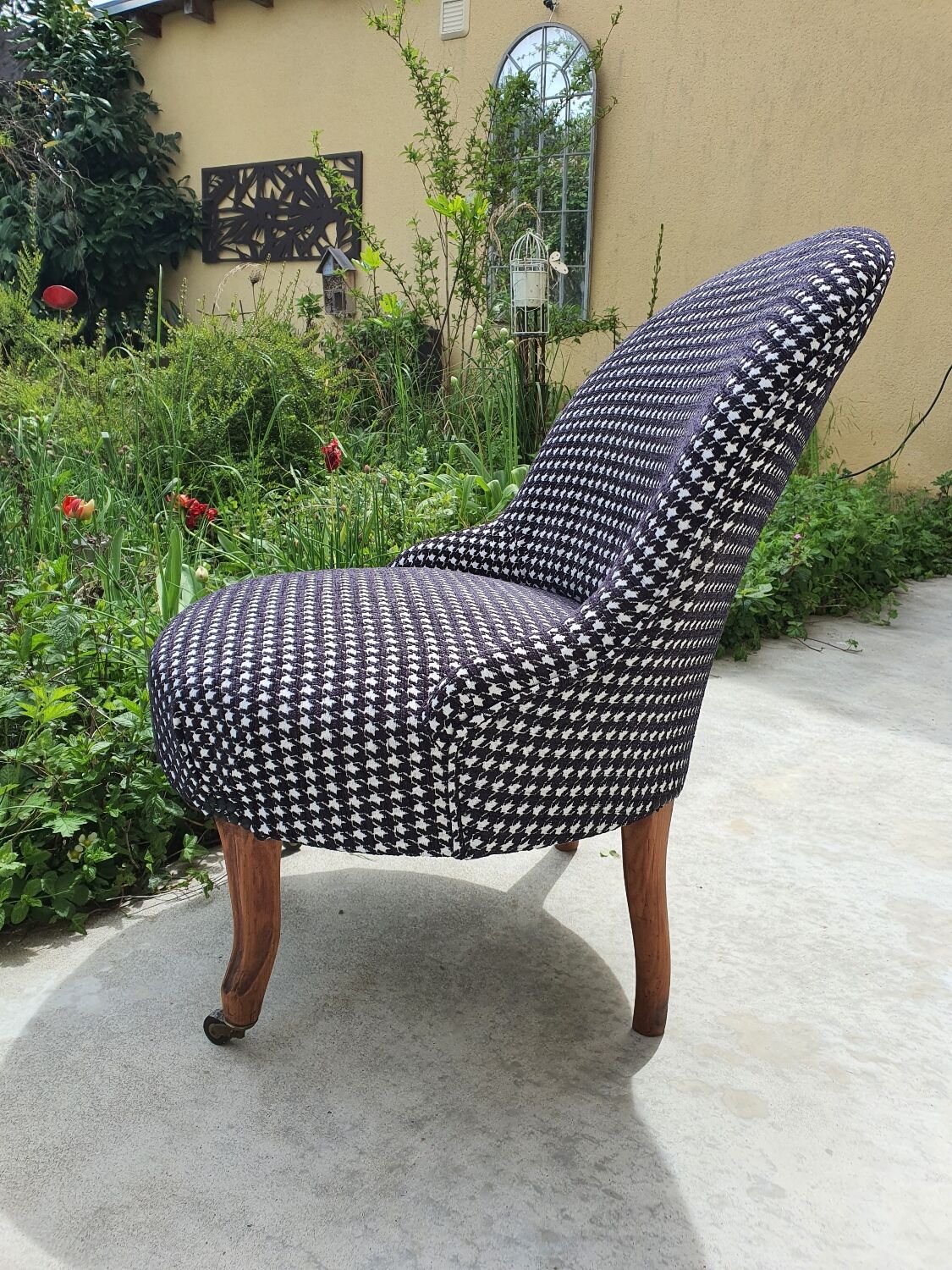 Restored toad armchair