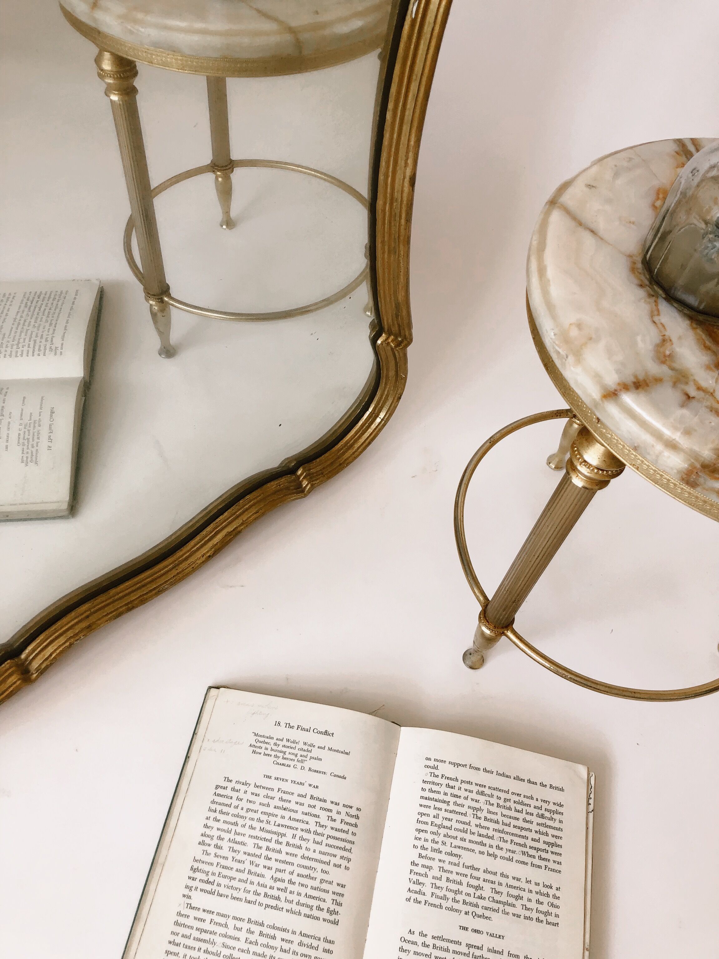 Antique gold mirror 56x81cm