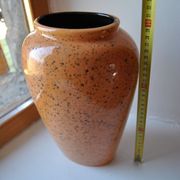 W.Germany 504-30 orange speckled vase 70s