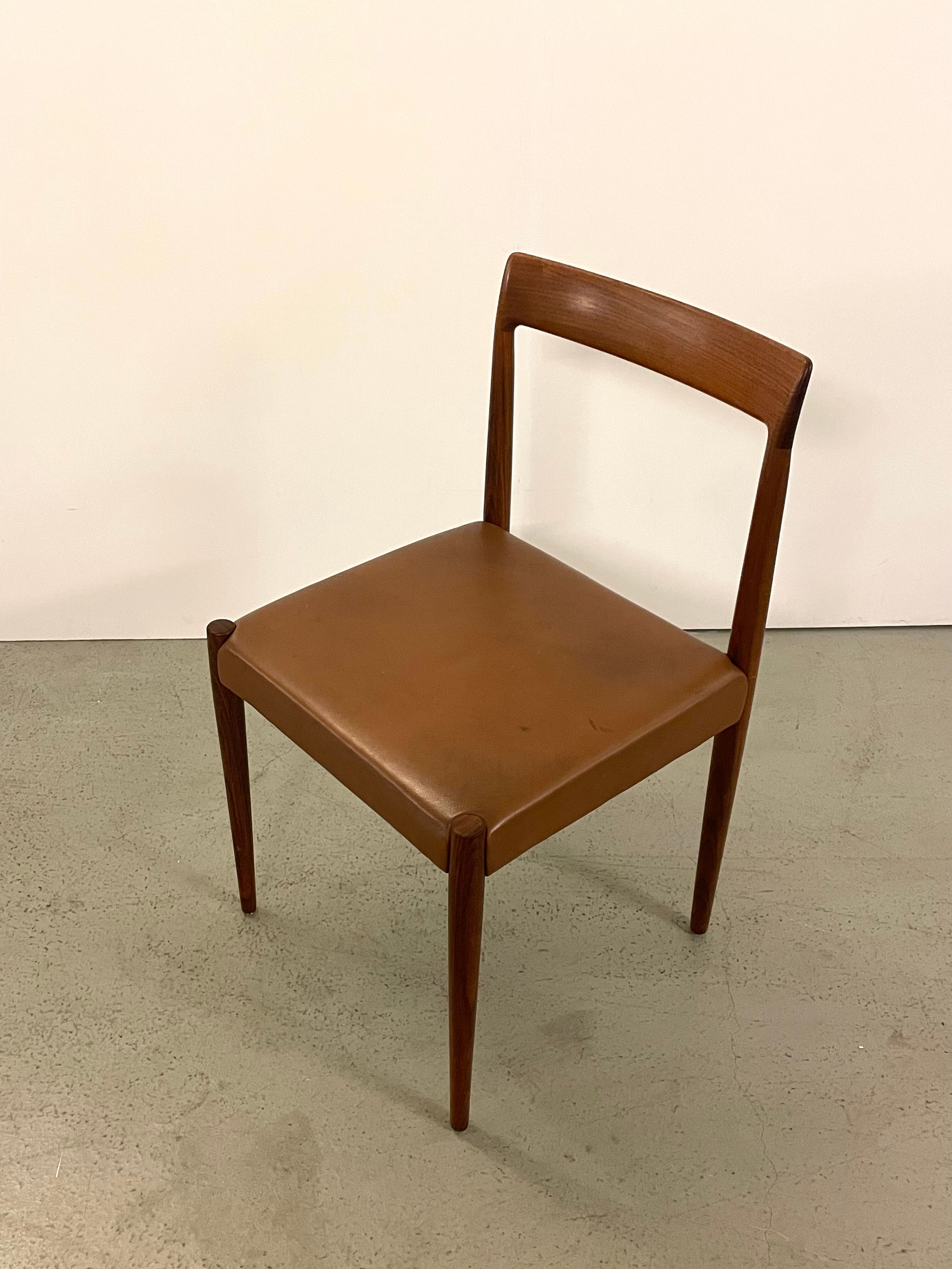 4x MidCentury Dining Chairs in Palisander
