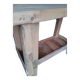 Workbench 120cm old solid wood