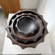 Brutalist wooden dishes, Savoyard popular art.