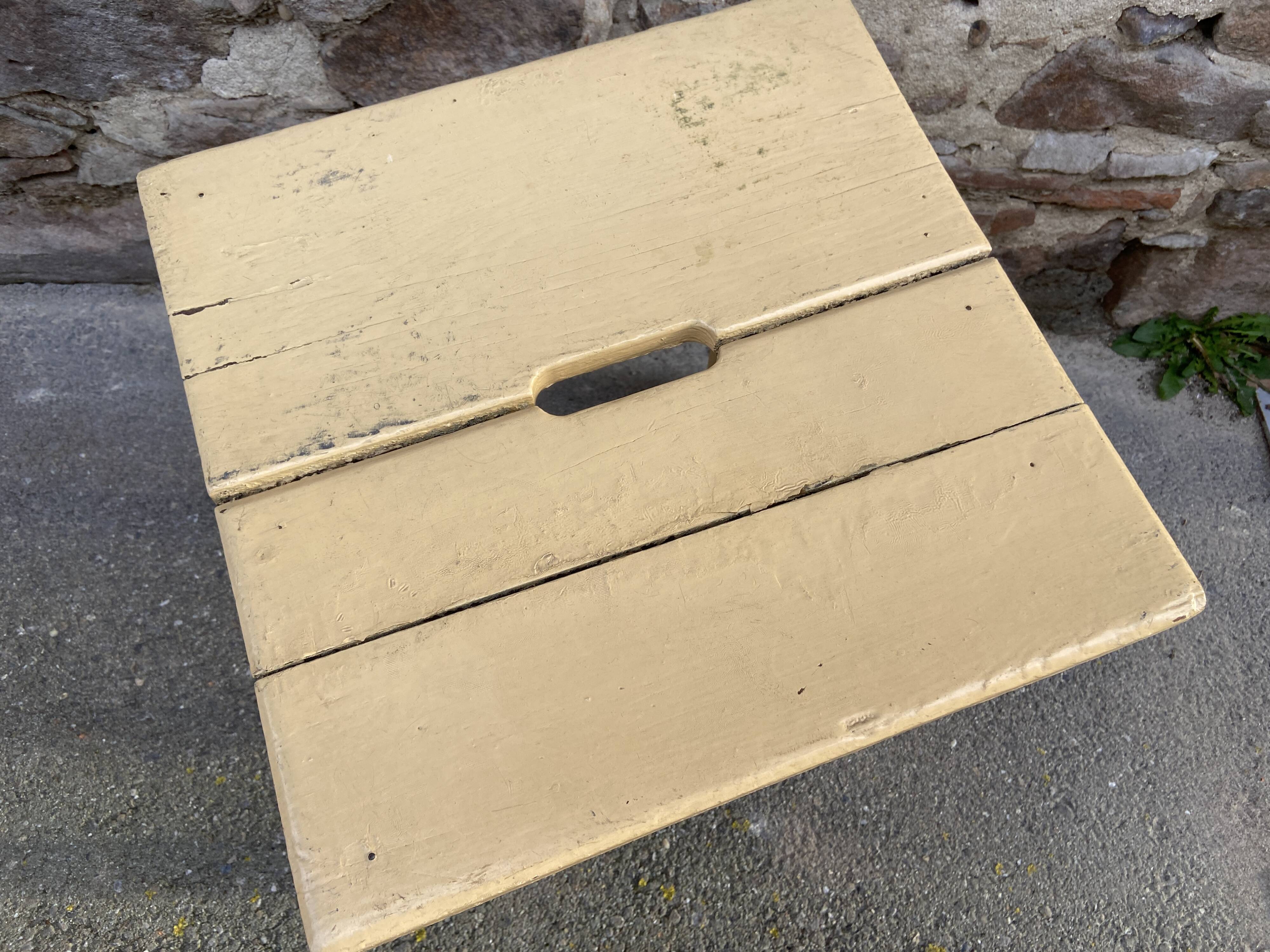 Vintage shabby chic stool 50s