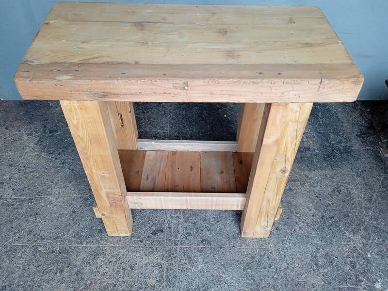 Workbench 90cm old solid wood