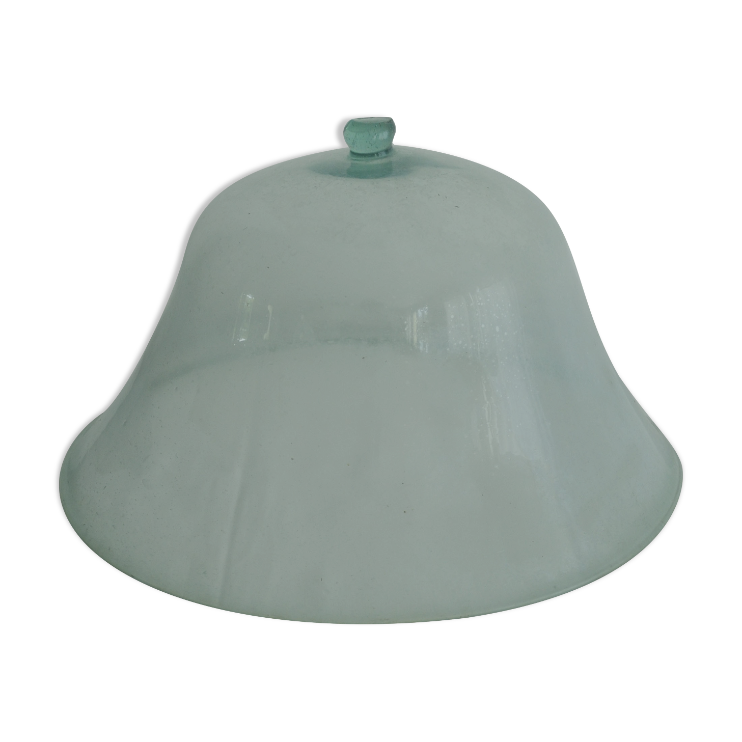 Late 19th century glass garden bell