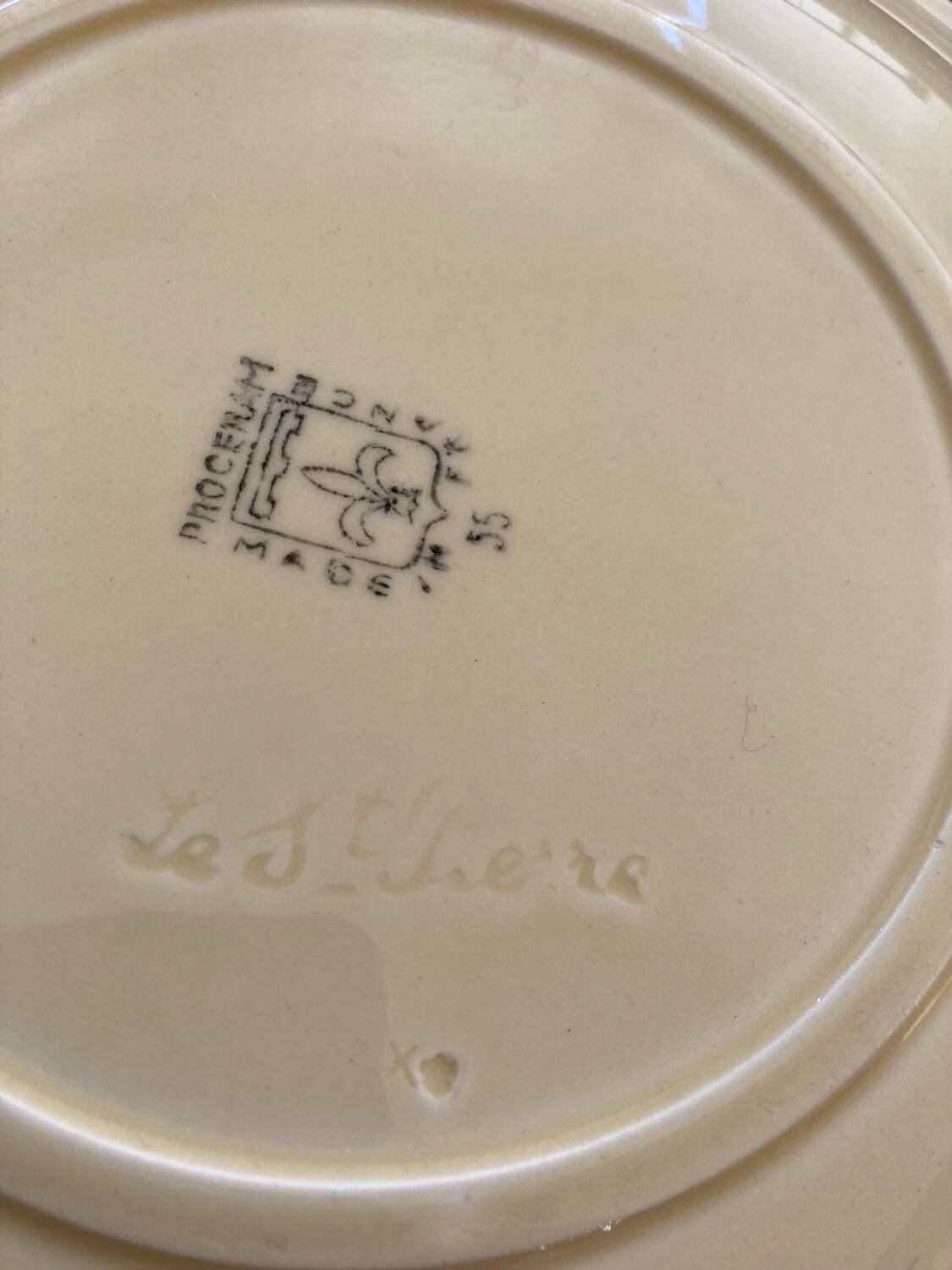 Proceram Vintage Fish Plates