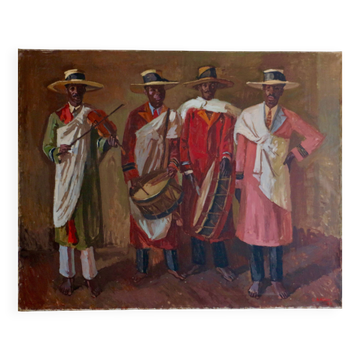 Une huile sur toile par George-André Klein (1901-1992) France 1937.