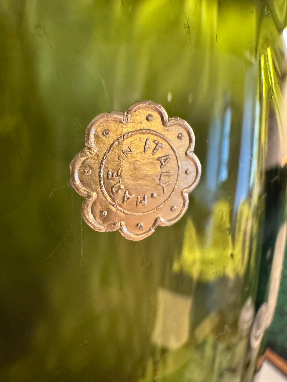 Blown glass vase, Italy, 70s/80s