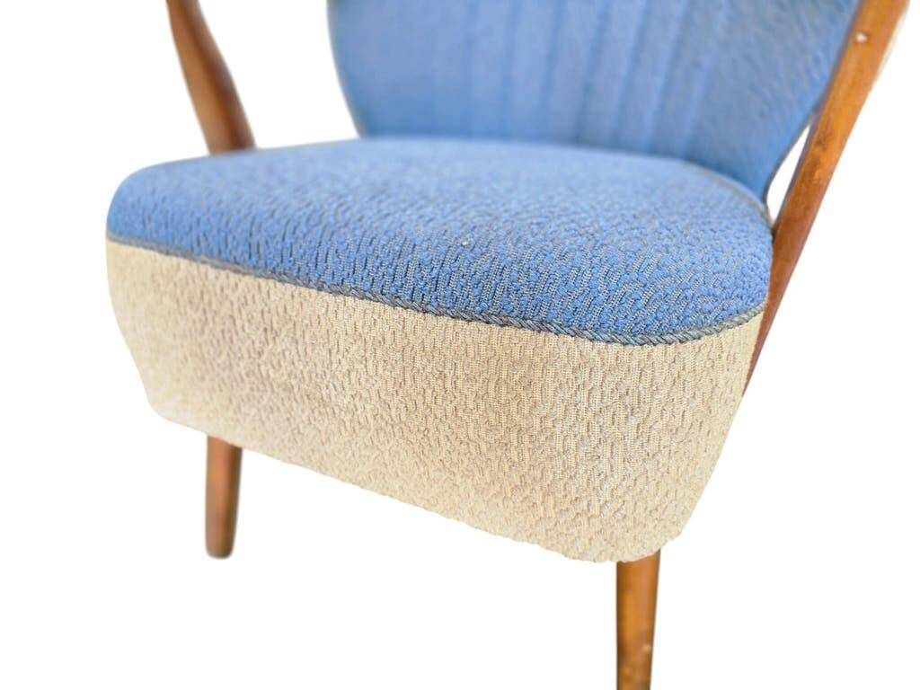 Set of 2 vintage cocktail chairs/armchairs.