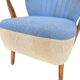 Set of 2 vintage cocktail chairs/armchairs.