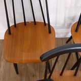 Lot of 6 Fanett chairs by Ilmari Tapiovaara