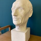 Signed plaster head