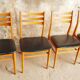 Set de 4 chaises scandinave vintage