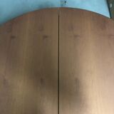 Arco wood and concrete round dining table