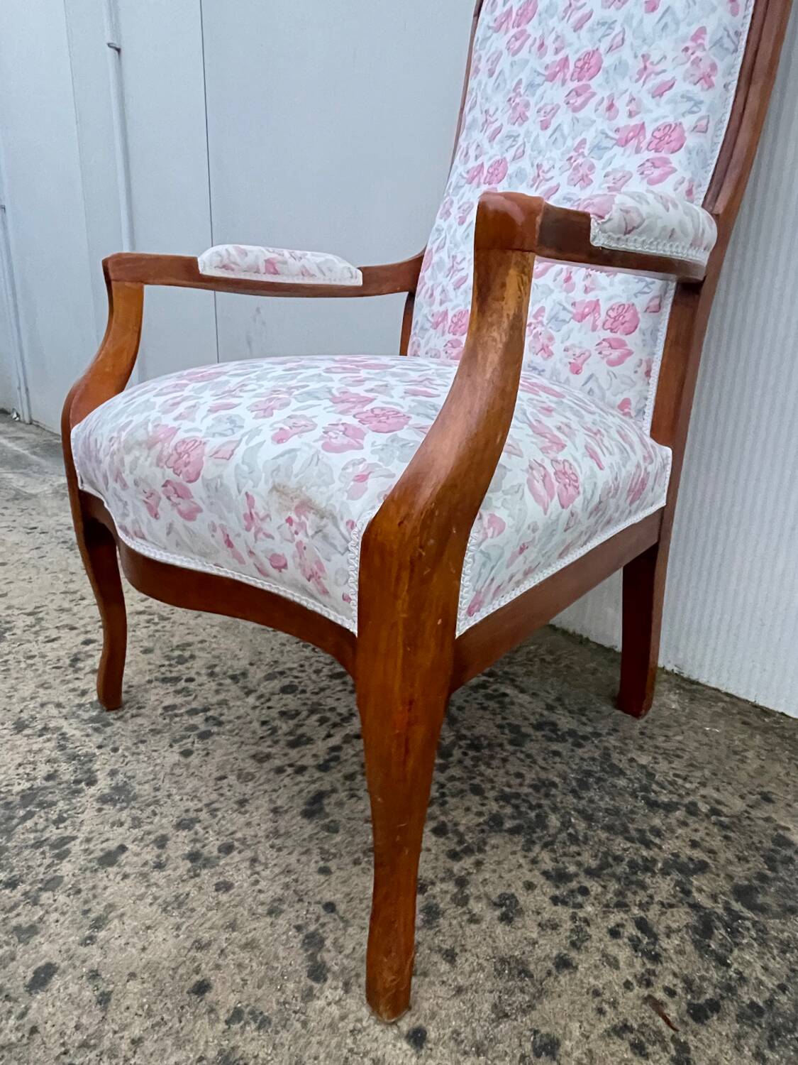 Louis Philippe style Voltaire armchair